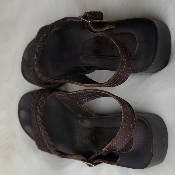 Enzo Angiolini Weaved Leather Strap Sandal - Picture 11 of 15